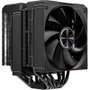 Hiditec DC40 PRO Disipador de CPU con Pantalla Digital RGB y 2 Ventiladores 120mm